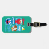 セサミストリート |エルモ・タンゴ・グローバーパークの図 ラゲッジタグ (正面横)