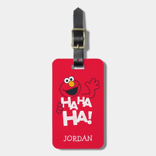 セサミストリート |エルモ – ハハハ! ラゲッジタグ (正面縦)
