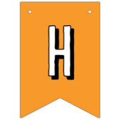 セサミストリート – エルモ |パンプキンファースト誕生日 バンティングフラッグ (第2の旗)