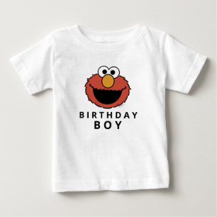 セサミストリート エルモ - ファーストバースデーベビーTシャツ ベビーTシャツ