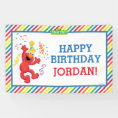 セサミストリート |エルモ – レインボー誕生日バナー 横断幕 (横)