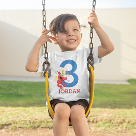 セサミストリート |エルモ – レインボー誕生日 トドラーTシャツ