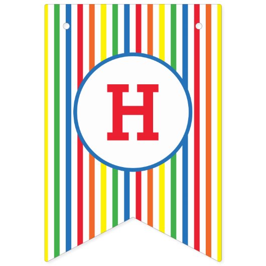 セサミストリート |エルモ – レインボー誕生日 バンティングフラッグ (第2の旗)