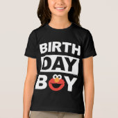 セサミストリート | エルモ - 誕生日の男の子 トライブレンドＴシャツ (正面)