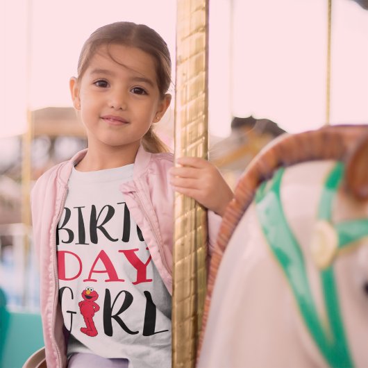 セサミストリート |エルモ – 誕生日 ベビーTシャツ