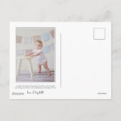 セサミストリート エルモ 黒板 誕生日 ポストカード (裏面)