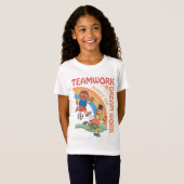 セサミストリート | エーニーとバートのチームワーク Tシャツ (正面フル)