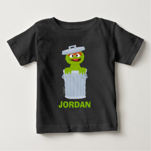 セサミストリート オスカーの名入れグッチTシャツ ベビーTシャツ