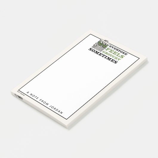 セサミストリート | オスカー・ザ・グラуч | 名前を追加 ポストイット (アングル)