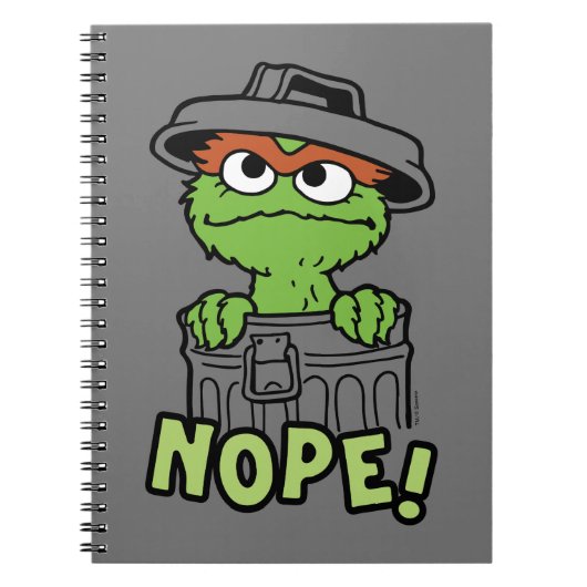 セサミストリート | オスカー・ザ・グラウチ いいえ! ノートブック (正面)