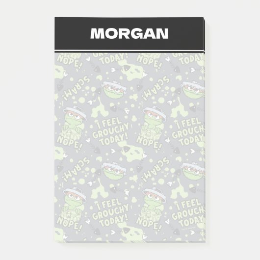 セサミストリート | オスカー・ザ・グラウチ | 名前を追加 ポストイット (正面)