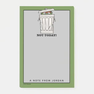 セサミストリート   オスカー・ザ・グラウチ   名前を追加 ポストイット