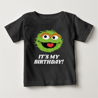 セサミストリート | オスカー・ザ・グラウチ 誕生日だ ベビーTシャツ