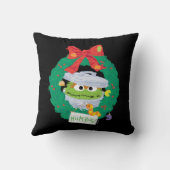 セサミストリート |オスカー・ザ・グルーチ・リース クッション (裏面)