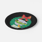 セサミストリート |オスカー・ザ・グルーチ・リース ペーパープレート (アングル)