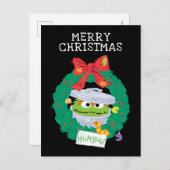 セサミストリート |オスカー・ザ・グルーチ・リース ポストカード (正面/裏面)