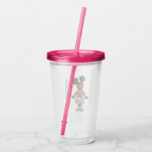 セサミストリート |ガブリエルお名前を追加 アクリルタンブラー (裏面)