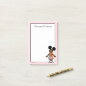 セサミストリート |ガブリエルお名前を追加 ポストイット (デスク上)