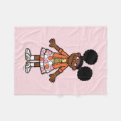 セサミストリート |ガブリエルポートレート フリースブランケット (正面(横))