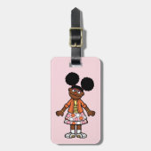 セサミストリート |ガブリエルポートレート |名前の追加 ラゲッジタグ (正面縦)