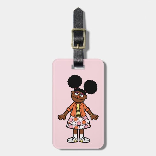 セサミストリート |ガブリエルポートレート |名前の追加 ラゲッジタグ (正面縦)