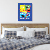 セサミストリート |キックールズ キャンバスプリント (インサイチュ (寝室))