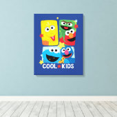 セサミストリート |キックールズ キャンバスプリント (インサイチュ (ウッドフロア))