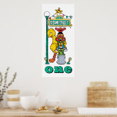 セサミストリート キャラクター ファースト バースデー ポスター (キッチン)