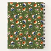 セサミストリート |キャンプは友達と一緒におもしろいを楽しむ ノートブック (裏面)