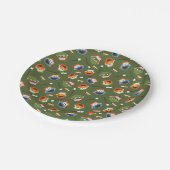 セサミストリート |キャンプは友達と一緒におもしろいを楽しむ ペーパープレート (アングル)