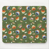 セサミストリート |キャンプは友達と一緒におもしろいを楽しむ マウスパッド (正面)