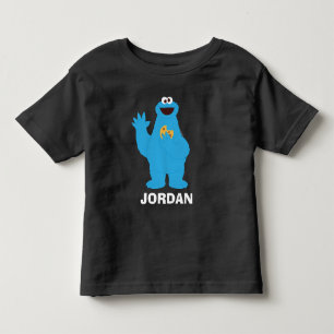 セサミストリート クッキパーソナライズされたーモンスターベビーB トドラーTシャツ