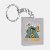 セサミストリート |クッキーの怪物 – まだお腹が空いている キーホルダー (正面左)