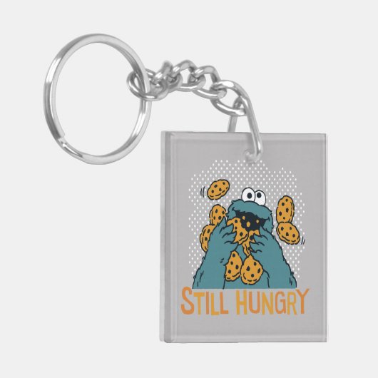 セサミストリート |クッキーの怪物 – まだお腹が空いている キーホルダー (正面左)