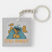セサミストリート |クッキーの怪物 – まだお腹が空いている キーホルダー (裏面)