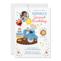 セサミストリート | クッキーモンスターのケーキ写真 誕生日