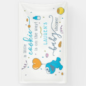 セサミストリート |クッキーモンスターベビーシャワー 横断幕 (縦)