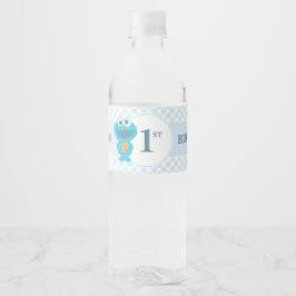 セサミストリート |クッキーモンスターベビー誕生日 ペットボトルラベル