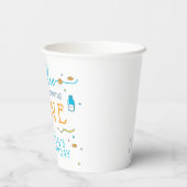 セサミストリート |クッキーモンスター1歳の誕生日  紙コップ (裏面)