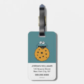 セサミストリート |クッキーモンスター – できまストップせん ラゲッジタグ (裏面縦)