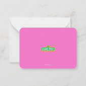 セサミストリート | クッキーモンスター バレンタインカード ノートカード (裏面)