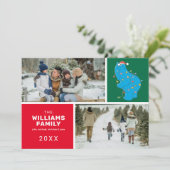 セサミストリート | クッキーモンスター ファミリーフォト シーズンカード (スタンド正面)