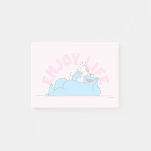 セサミストリート   クッキーモンスター 楽しい人生 ポストイット