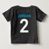 セサミストリート |クッキーモンスター – 誕生日ボーイ ベビーTシャツ (裏面)