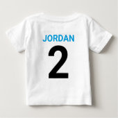 セサミストリート |クッキーモンスター – 誕生日ボーイ ベビーTシャツ (裏面)