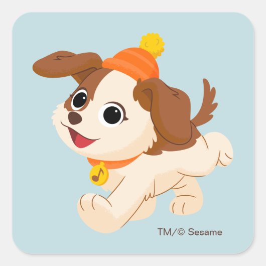 セサミストリート |クリスマスタンゴ スクエアシール (正面)