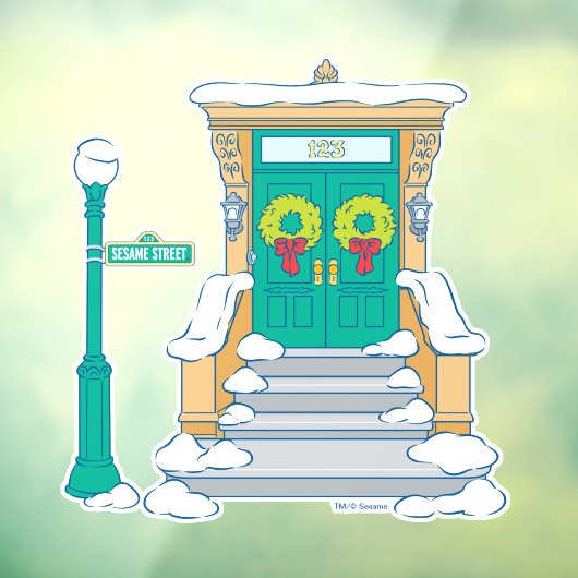 セサミストリート |クリスマスドアステップ ウィンドウサイン (シート3)