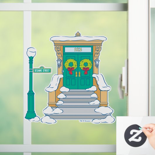 セサミストリート |クリスマスドアステップ ウィンドウサイン (ホーム)