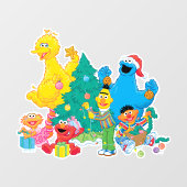 セサミストリート |クリスマス ウィンドウサイン (シート)