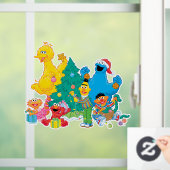 セサミストリート |クリスマス ウィンドウサイン (ホーム)